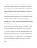 Análisis plan sectorial de educación 2013-2018