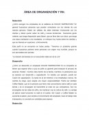 ÁREA DE ORGANIZACIÓN Y RH.