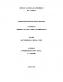 Recursos Humanos. TRABAJO EN EQUIPO-TRABAJO COLABORATIVO