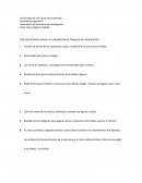 ESPECIFICACIONES OPARA LA ELABORACIÓN DE TRABAJOS DE GRADUACIÓN