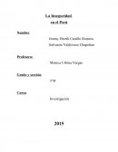 Inseguridad ciudadana en el peru