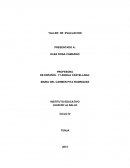 TALLER DE EVALUACION DE ESPAÑOL Y LENGUA CASTELLANA: