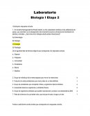 Laboratorio Biología I Etapa 2