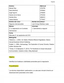 Procedimiento: Los alumnos responderán cuestionarios y un caso para vincular la teoría con situaciones tanto personales como reales.