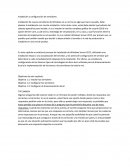 Instalación y configuración de servidores