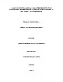 CAUSAS DE CONTROL JUDICIAL A LOS ACTOS ADMINISTRATIVOS DISCIPLINARIOS PROFERIDOS POR LAS PROCURADURIAS REGIONALES DEL TOLIMA Y DE CUNDINAMARCA.