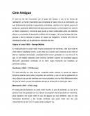 Iluminación en cine antiguo