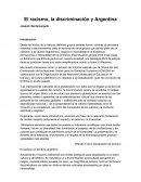 El racismo, la discriminación y Argentina