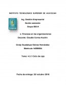 Finanzas en las organizaciones Ciclo de caja