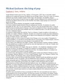 Michael Jackson: The king of pop