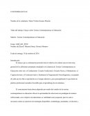 Ensayo sobre Teorías Contemporáneas en Educación