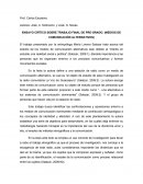 Antropología y Mondernidad.