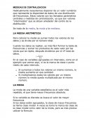 Habitualmente necesitamos disponer de un valor numérico que represente la disparidad de datos de una distribución de frecuencias