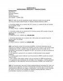 EJERCICIOS 2 INVERSIONES: MERCADO Y TRANSACCIONES.