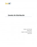 Desarrollo estrategico. Asignatura: Canales de distribución