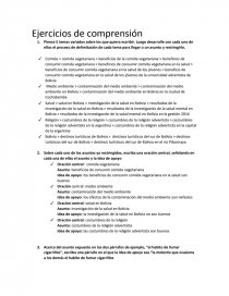 Ejercicios de comprensión.. Página 1