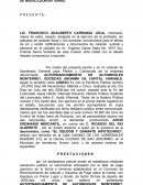 DEMANDA ORDINARIA HIPOTECRIA