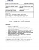 Actividad 10: Comunicación interpersonal