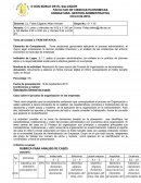 Análisis del caso d la organizacion.