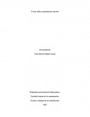 Teoría crítica: pensamiento colectivo