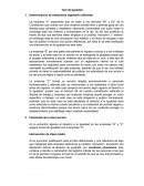Test de Igualdad Determinación de tratamiento legislativo diferente.