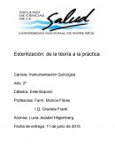 Informe de una central de esterilizacion