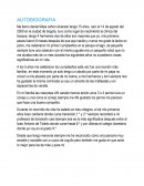 Feria pedagógica. Autobiografia