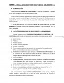 TEMA 6. HACIA UNA GESTIÓN SOSTENIBLE DEL PLANETA