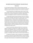 SECUNDARIA OBLIGATORIA, REPROBACIÓN Y REALIDAD ESCOLAR.