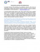 Antecedentes generales del Establecimiento.