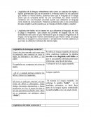 Linguistica de la lengua.