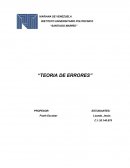 Lab fisica. TEORIA DE ERRORES”