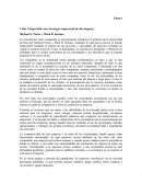 Valor Compartido, una estrategia empresarial de alto impacto.