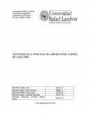 Actividad no.3, practica de laboratorio; Fuerza de Coulomb