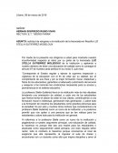 Modelo de carta de reintegro.