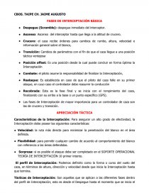 FASES DE INTERCEPTACIÓN BÁSICA. Página 1