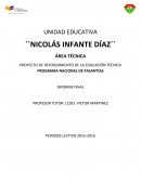 PROYECTO DE REFORZAMIENTO DE LA EDUCACIÓN TÉCNICA