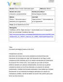 Oportunidades de en la organización.