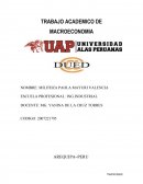 TRABAJO ACADEMICO DE MACROECONOMIA.