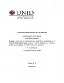 Cuál es la importancia de determinar correctamente el Producto Interno Bruto para un país?