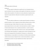 Costo de gasto indirecto de fabricación.