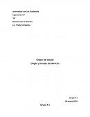 Introducción al derecho - Origen y fuentes del derecho