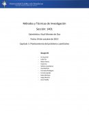 Métodos y Técnicas de Investigación. Capítulo 3. Planteamiento del problema cuantitativo