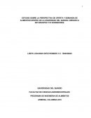ESTUDIO SOBRE LA PERSPECTIVA DE OFERTA Y DEMANDA DE ALIMENTOS.