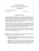 Facultad de Ciencias Administrativas y Económicas Gestión de Calidad