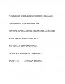 Actividad: Elaboracion de documentos academicos