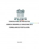 Timbre oficina de partes AGENCIA DESARROLLO ARAUCANIA