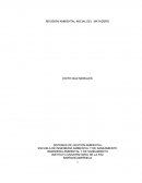 Matriz de requisitos legales ambientales de un matadero.