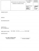 Auditoria de los Valores Negociables.