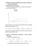 Algoritmo Newton generalizado